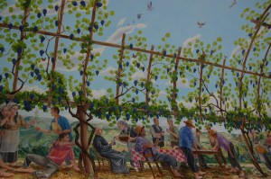 pintura sede vinícola salton